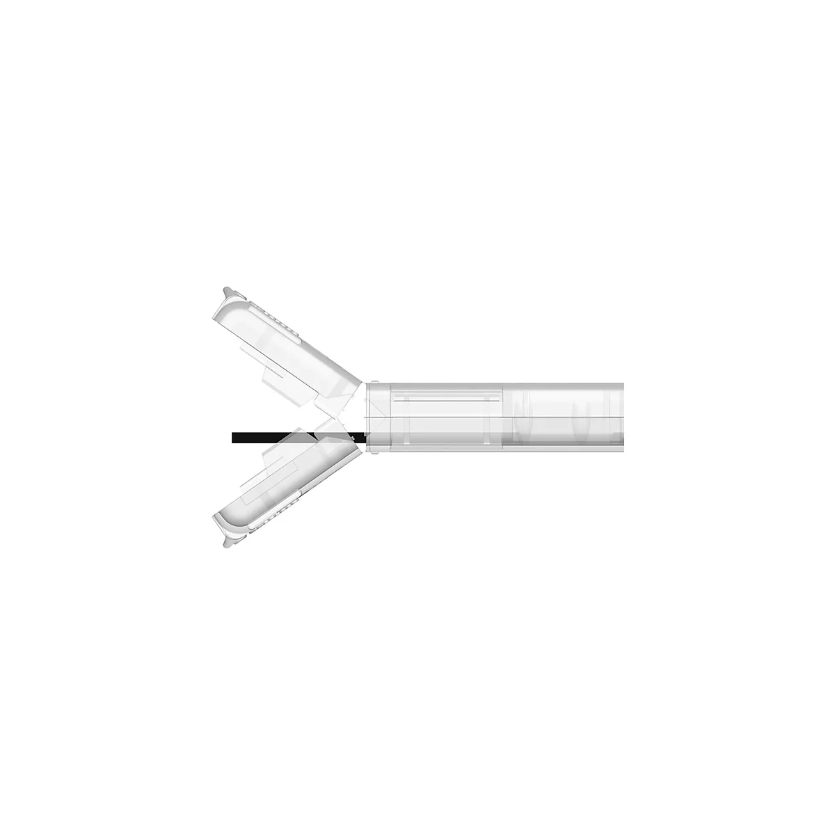 Crayon charpentier Pica BIG Dry Longlife Construction, graphite, 5 mm, mécanisme à pression, rechargeable, avec fourreau
