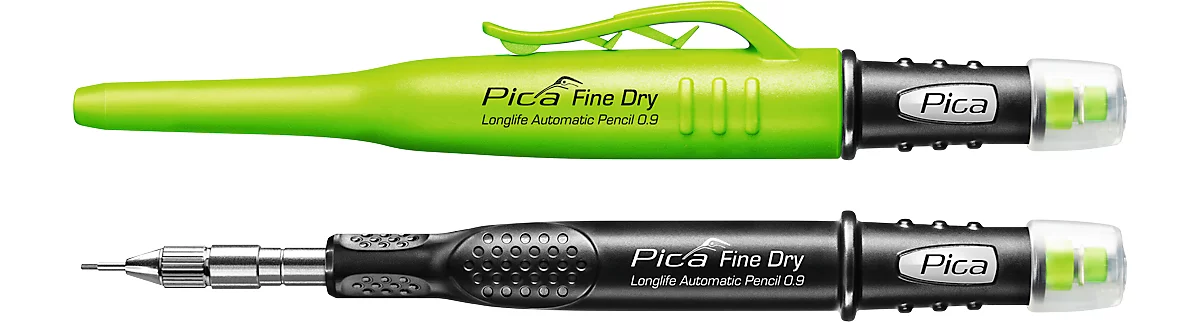 Crayon de charpentier Pica BIG Dry Longlife Construction, graphite, 5 mm,  mécanisme à pression, rechargeable, avec fourreau acheter à prix avantageux