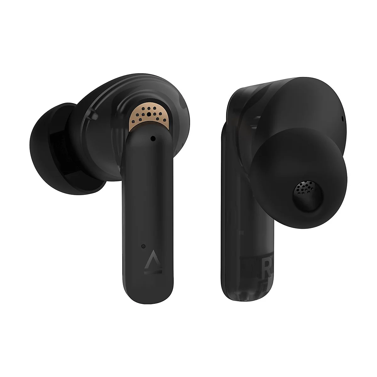 Creative Aurvana Ace 2 - True Wireless-Kopfhörer mit Mikrofon - im Ohr - Bluetooth - aktive Rauschunterdrückung - Cooper, Translucent Black