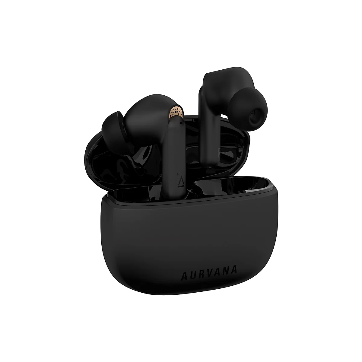 Creative Aurvana Ace - True Wireless-Kopfhörer mit Mikrofon - im Ohr - Bluetooth - aktive Rauschunterdrückung - Schwarz, Cooper