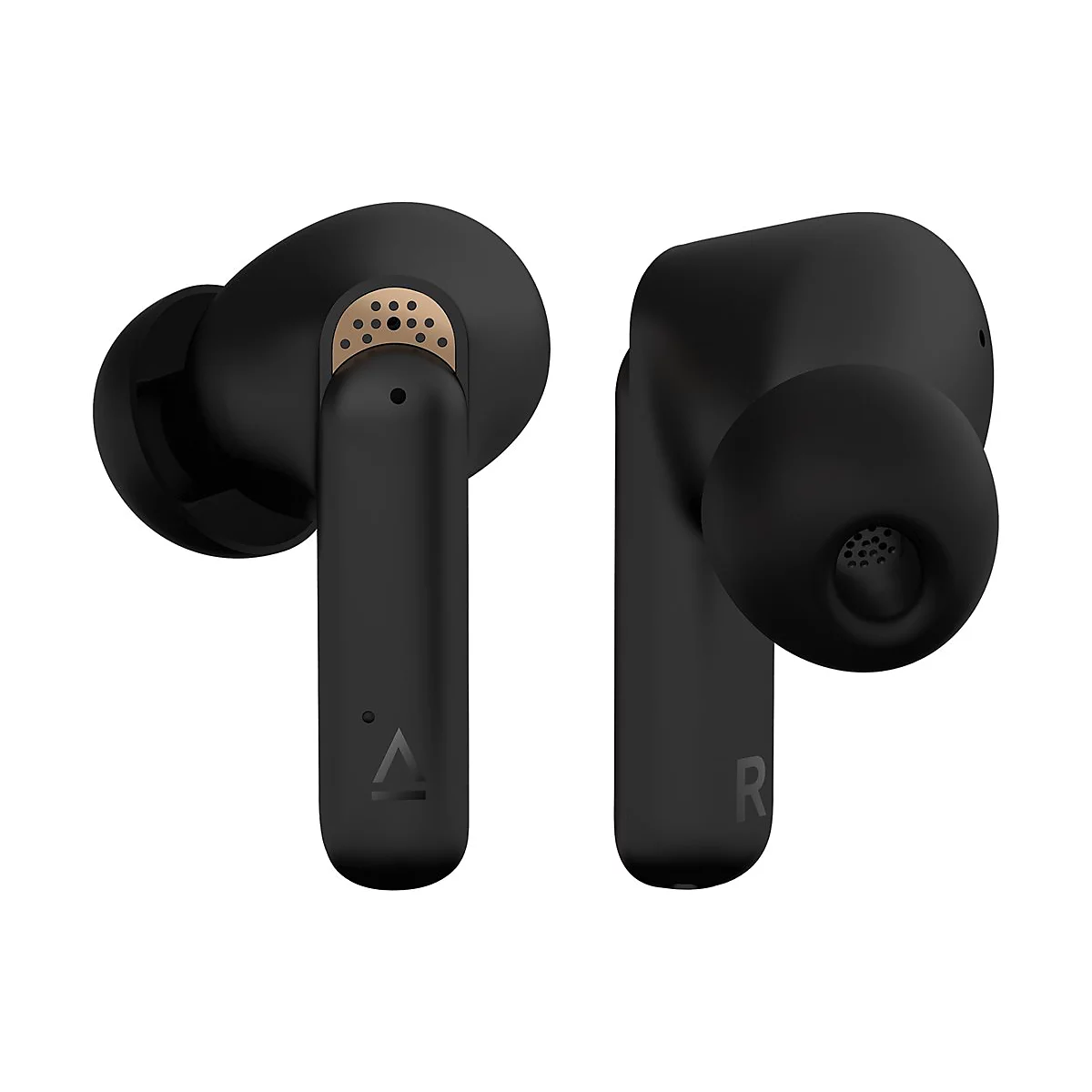 Creative Aurvana Ace - True Wireless-Kopfhörer mit Mikrofon - im Ohr - Bluetooth - aktive Rauschunterdrückung - Schwarz, Cooper