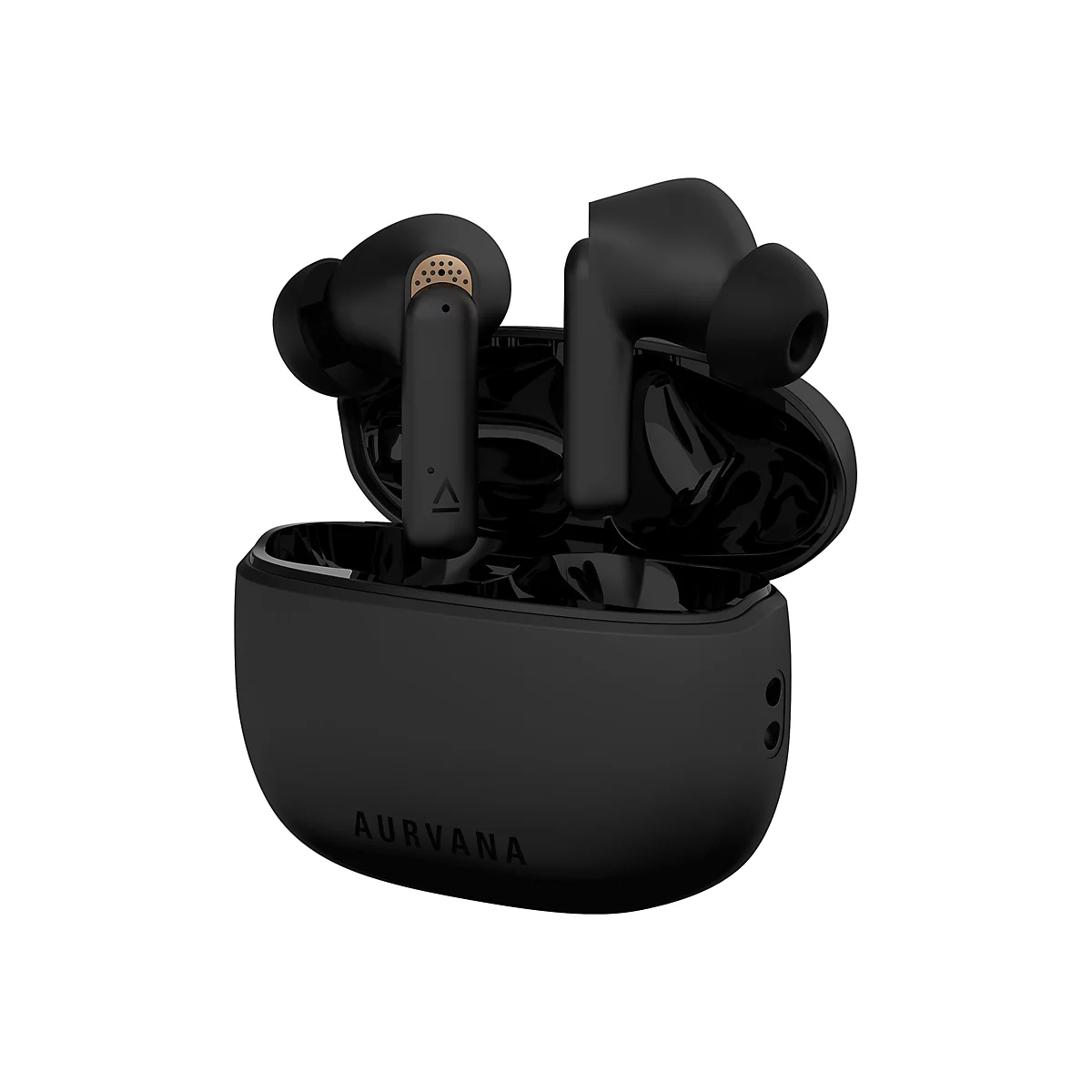 Creative Aurvana Ace - True Wireless-Kopfhörer mit Mikrofon - im Ohr - Bluetooth - aktive Rauschunterdrückung - Schwarz, Cooper