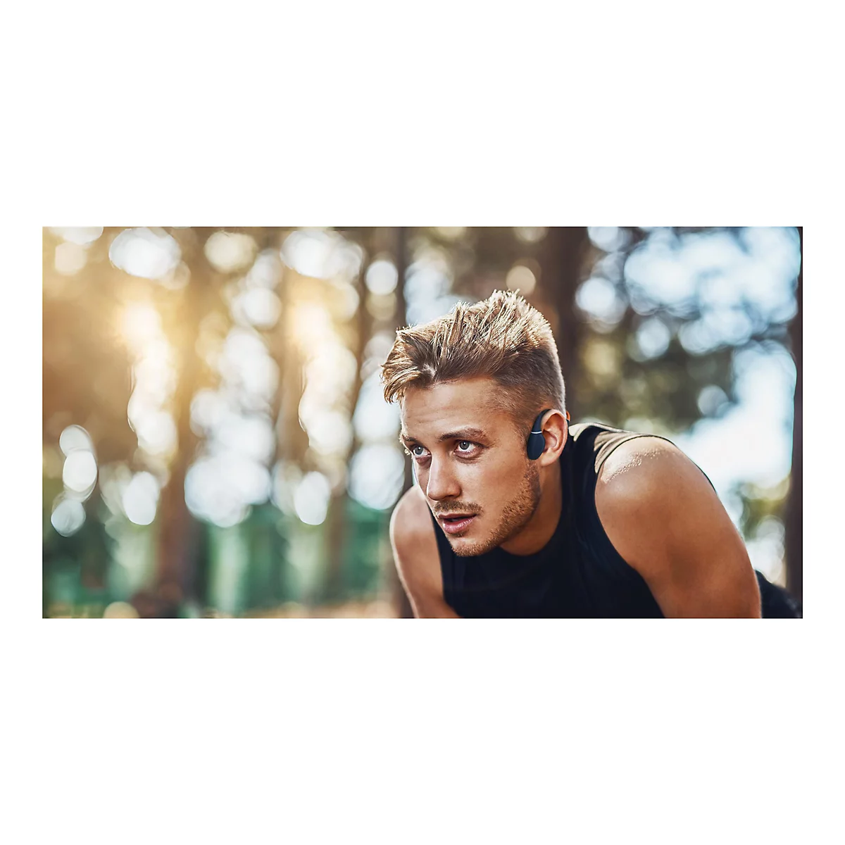 Creative Outlier Free Pro+ - Kopfhörer mit Mikrofon - offenes Ohr - hinter dem Nacken angebracht - Bluetooth - kabellos