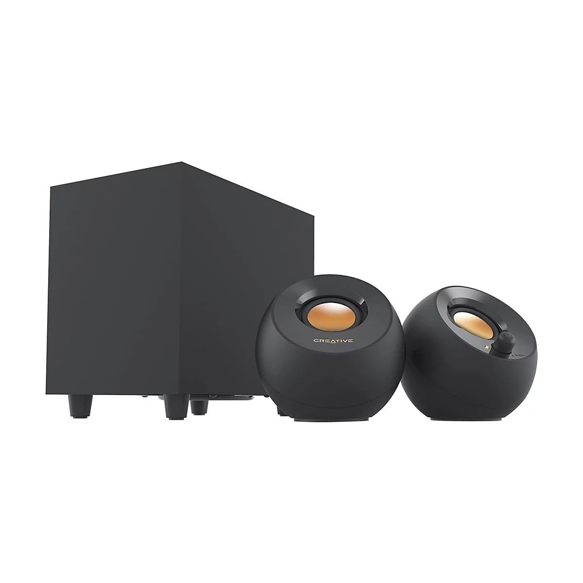 Creative Pebble Plus - Lautsprechersystem - für PC