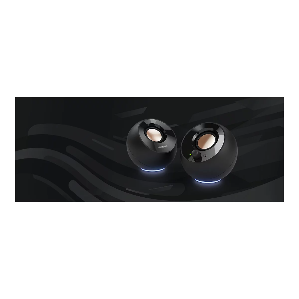 Creative Pebble SE - Lautsprecher - für PC - 2.0-Kanal - 4.4 Watt - Schwarz