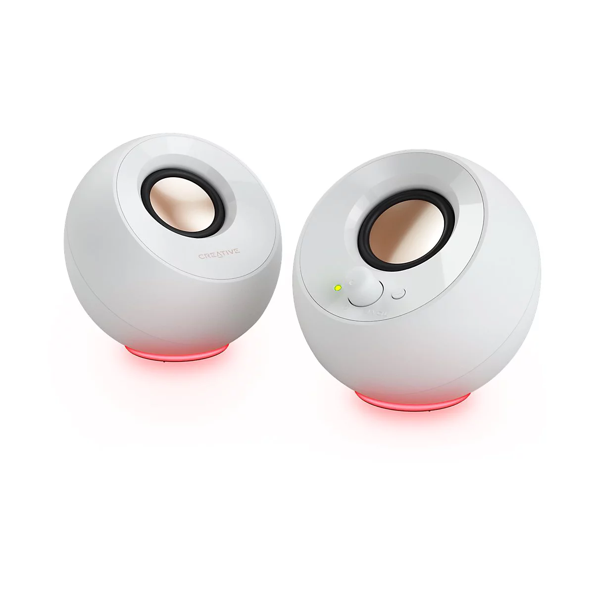 Creative Pebble SE - Lautsprecher - für PC - 2.0-Kanal - 4.4 Watt - weiß