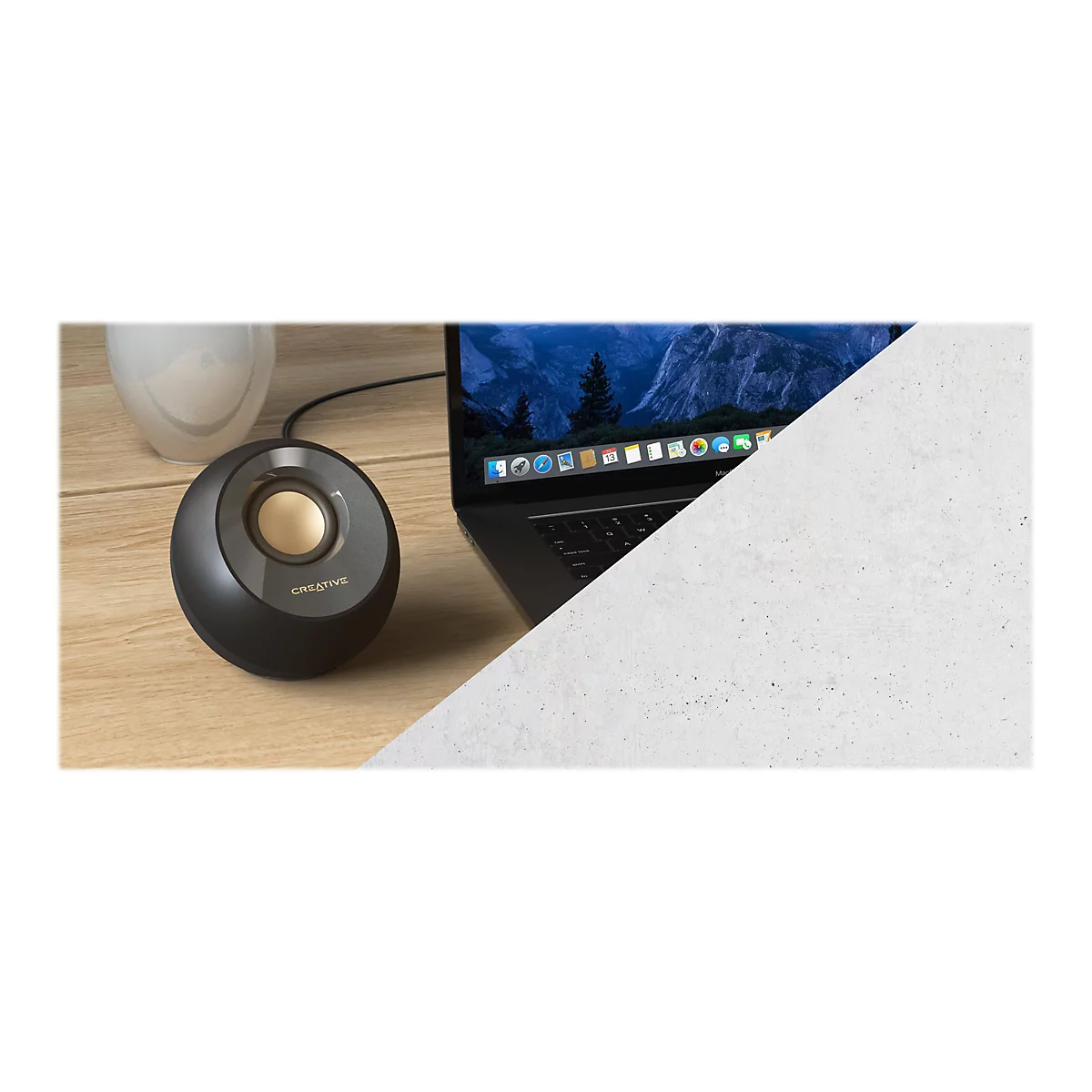 Creative Pebble V2 - Lautsprecher - für PC - 8 Watt (Gesamt) - Schwarz