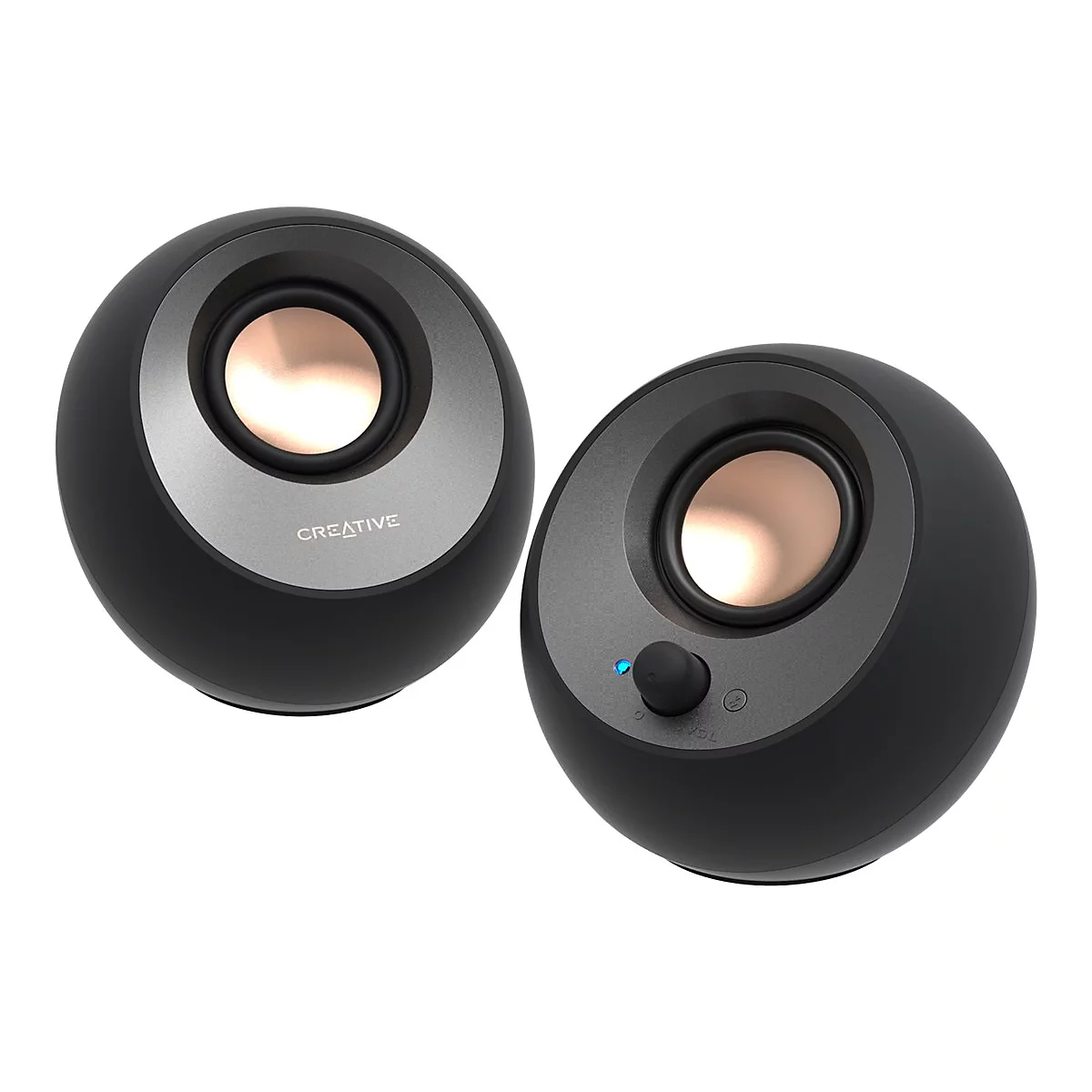 Creative Pebble V3 - Lautsprecher - für PC - 2.0-Kanal - kabellos - Bluetooth