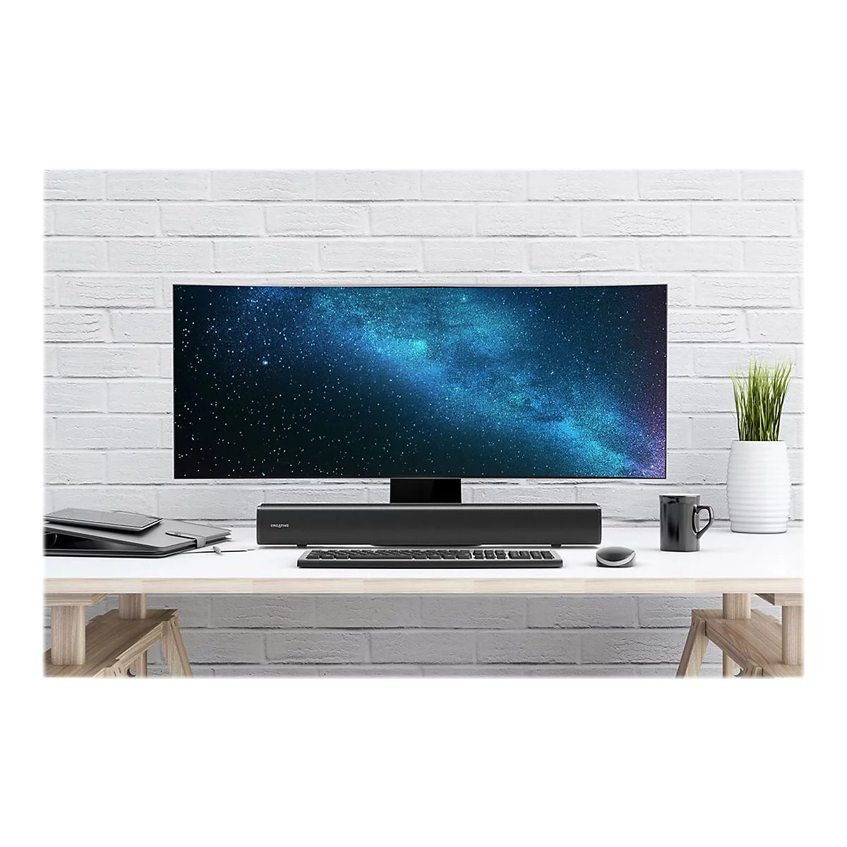 Creative Stage - Soundleistensystem - für TV/Monitor - kabellos