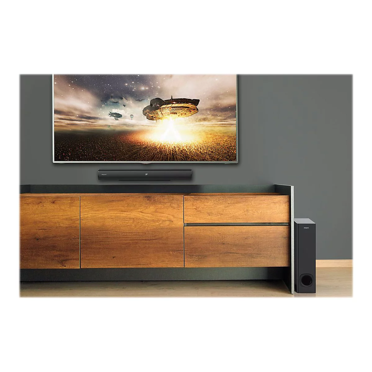 Creative Stage - Soundleistensystem - für TV/Monitor - kabellos