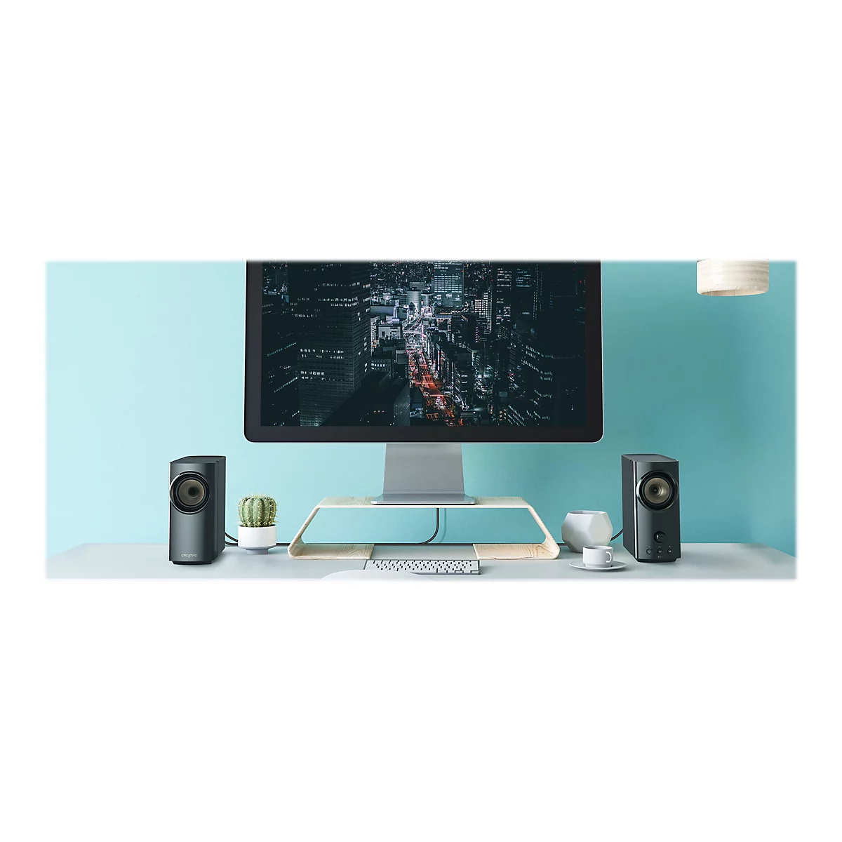 Creative T60 - Lautsprecher - für PC - kabellos - Bluetooth - 30 Watt (Gesamt)