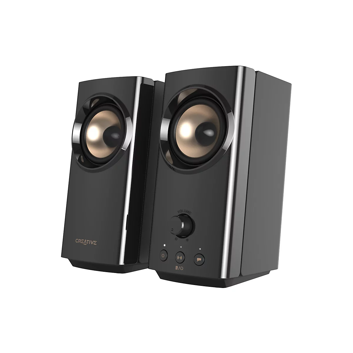 Creative T60 - Lautsprecher - für PC - kabellos - Bluetooth - 30 Watt (Gesamt)