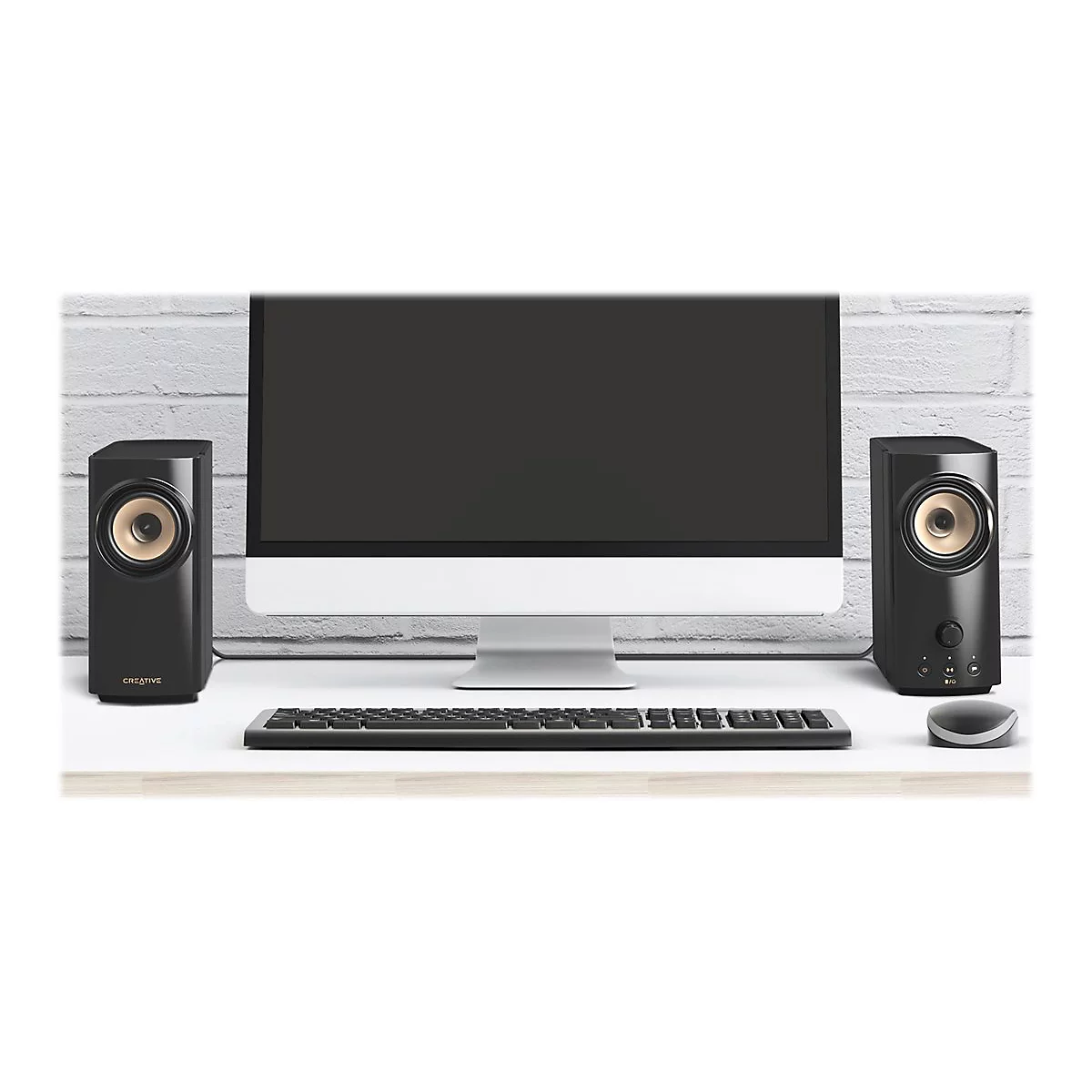 Creative T60 - Lautsprecher - für PC - kabellos - Bluetooth - 30 Watt (Gesamt)
