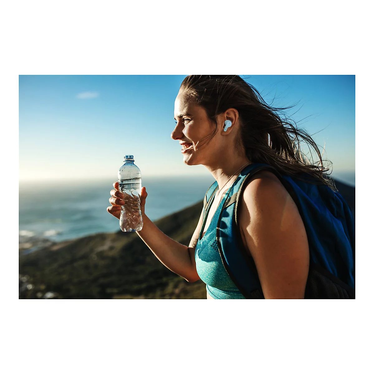 Creative Zen Air Pro - True Wireless-Kopfhörer mit Mikrofon - im Ohr - Bluetooth - aktive Rauschunterdrückung - weiß, Schwarz