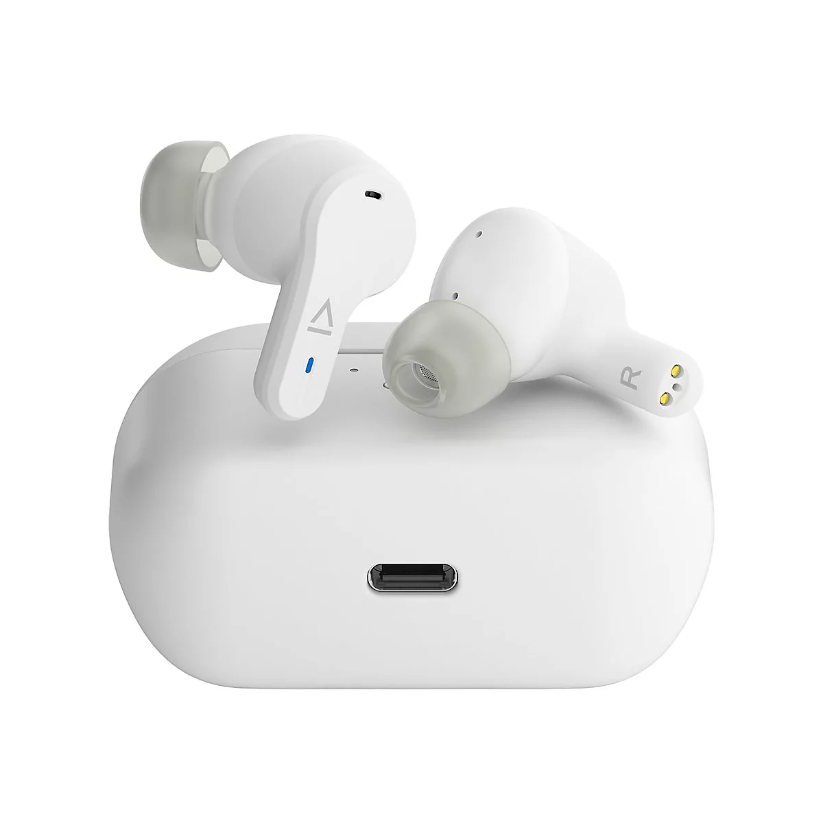 Creative Zen Air Pro - True Wireless-Kopfhörer mit Mikrofon - im Ohr - Bluetooth - aktive Rauschunterdrückung - weiß, Schwarz