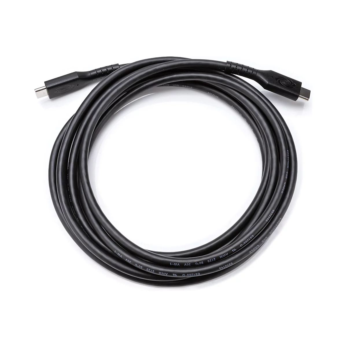 Crestron CBL-USB3G1-C-C-9 - USB-Kabel - 24 pin USB-C (M) zu 24 pin USB-C (M) - USB 3.2 Gen 1 - 2.7 m - DP Alt Modus-Support, USB Power Delivery (60W), passiv