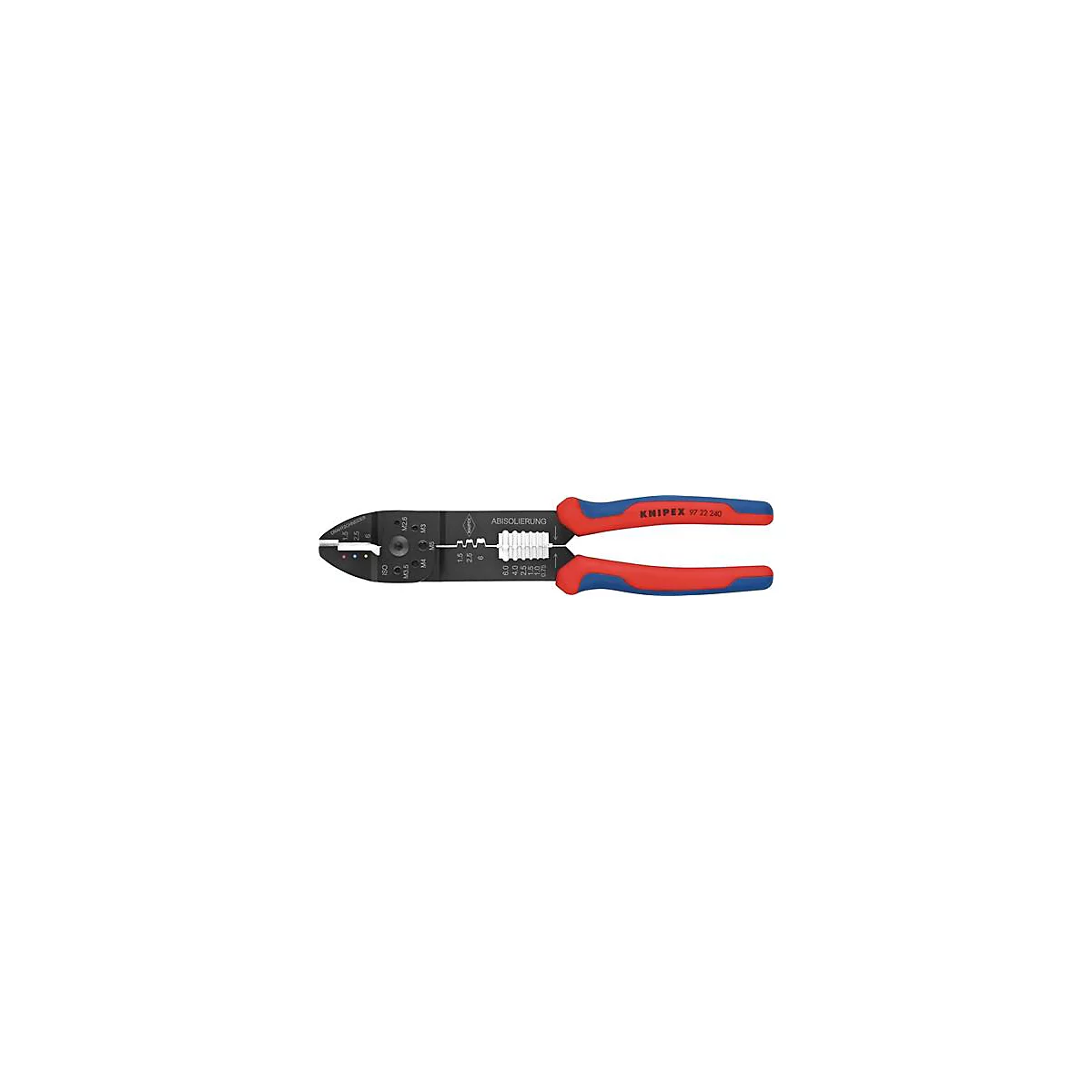 Crimpzange L.240mm 0,5-6(AWG 20-10)/0,5-2,5 (AWG 20-13) mm2 KNIPEX