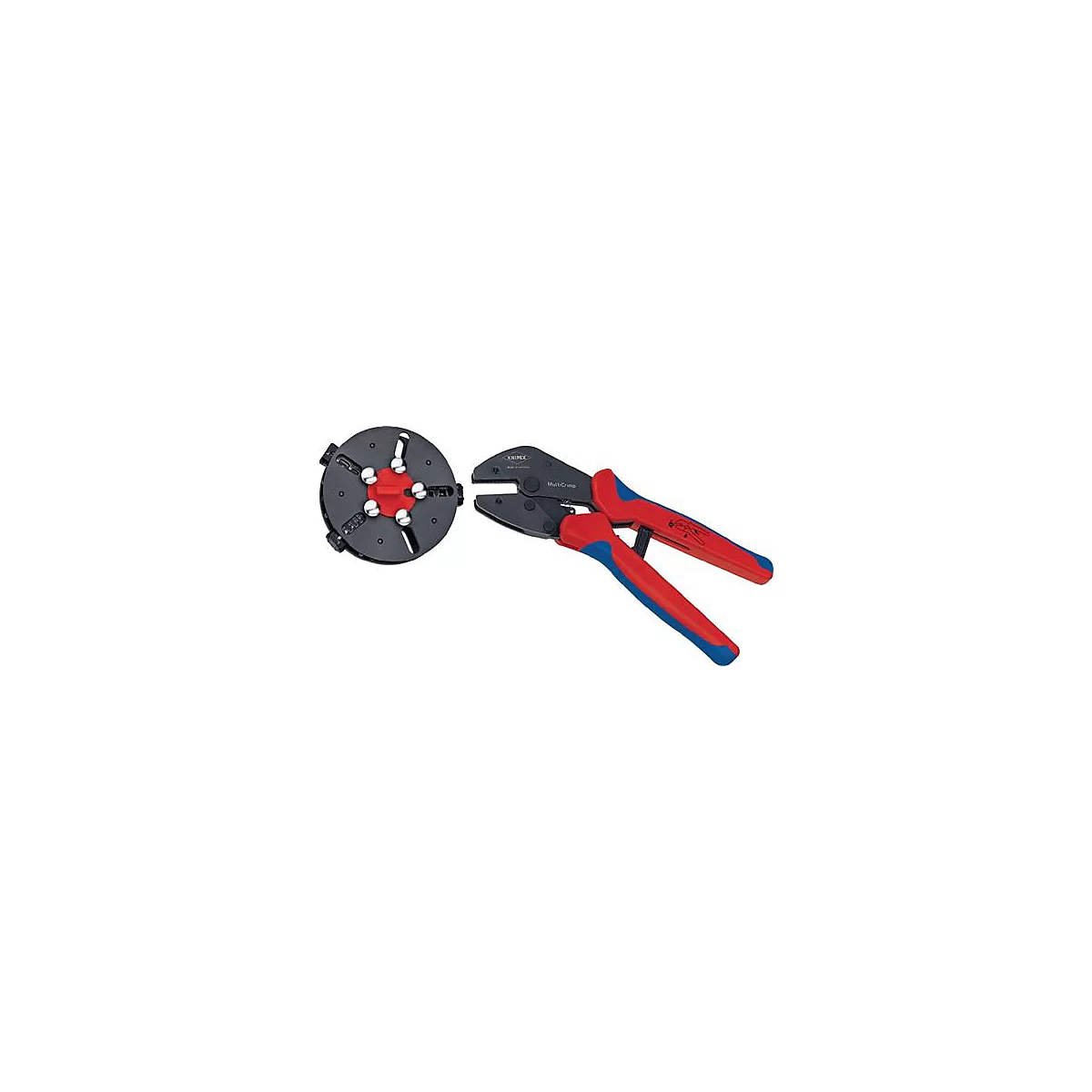 Crimpzange MultiCrimp® L.250mm 3 Wechseleinsätze KNIPEX