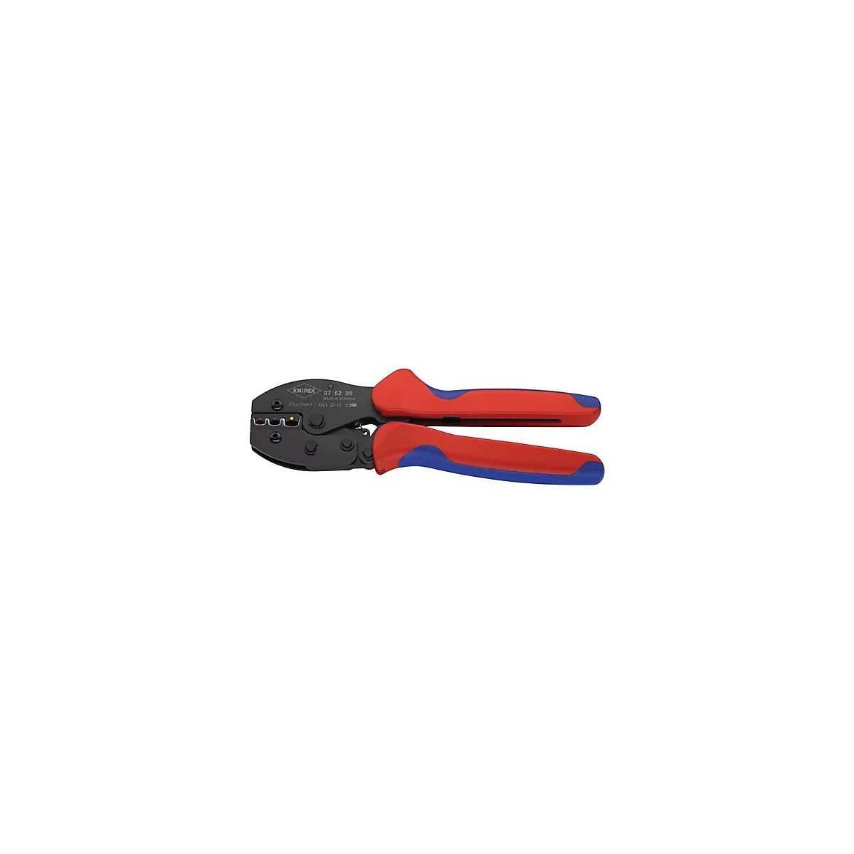 Crimpzange PreciForce® L.220mm 0,5- 6 (AWG 20-10) mm2 487g KNIPEX