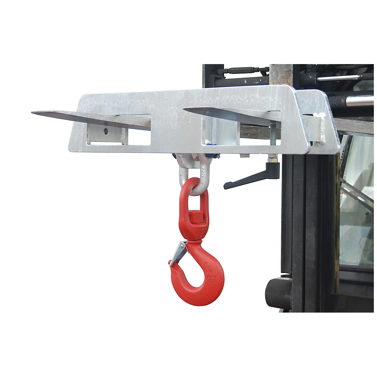 Crochet de levage LH 2, capacité de charge 7500 kg, galvanisé