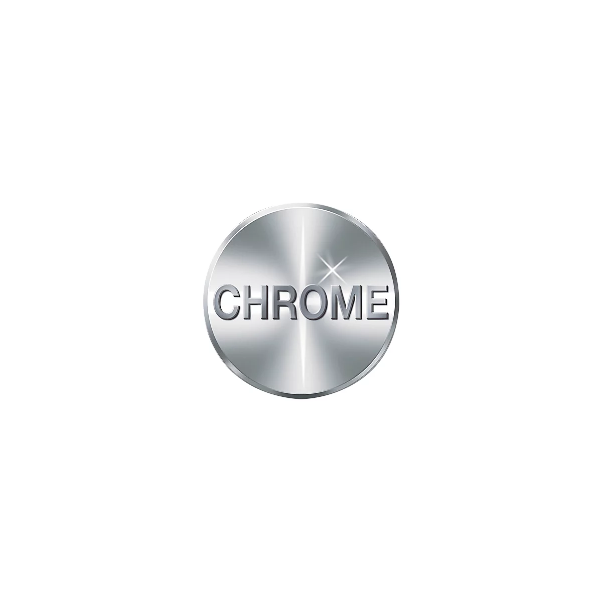Crochet Powerbutton Classic tesa, inox, rond