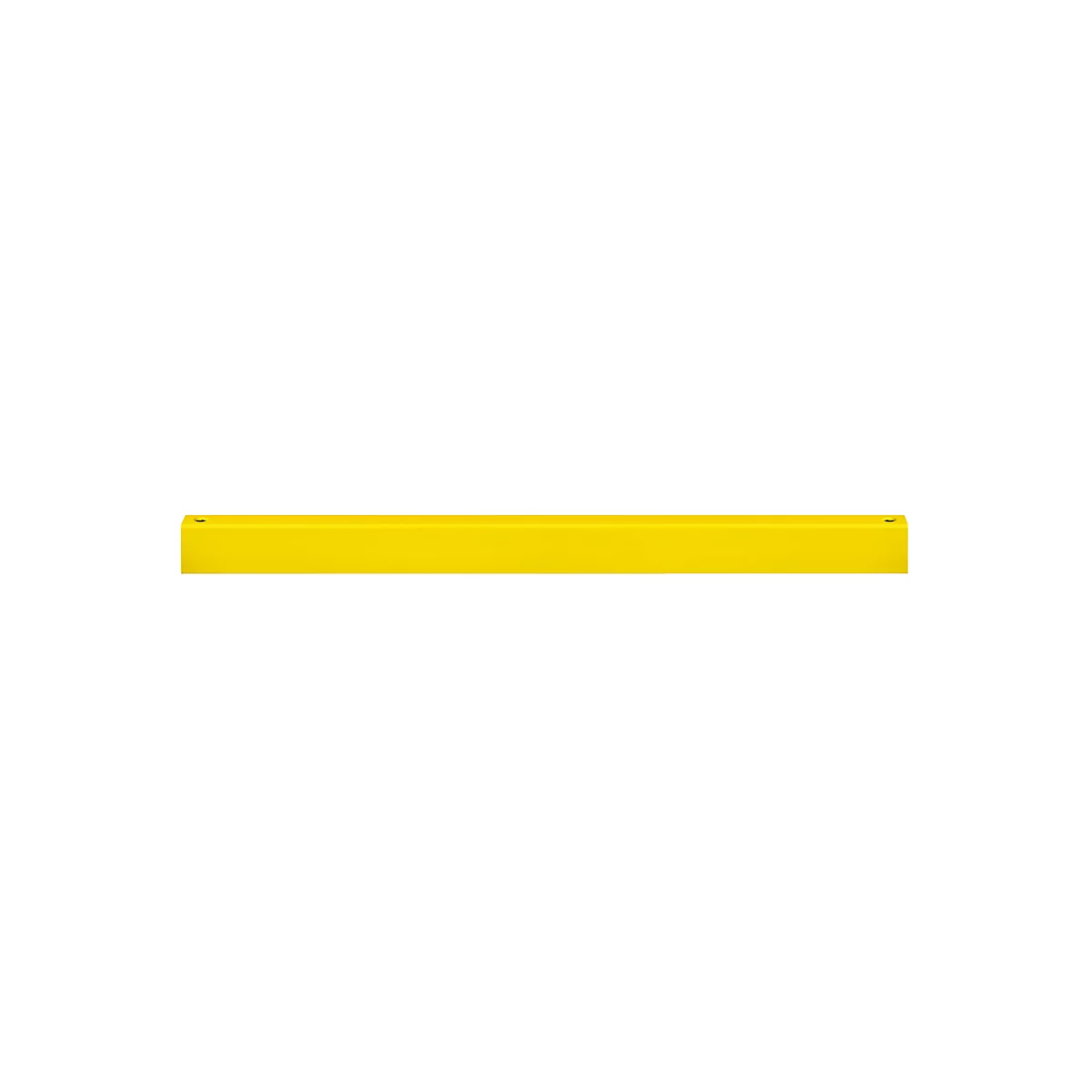 Yellow rectangular bar on white background.