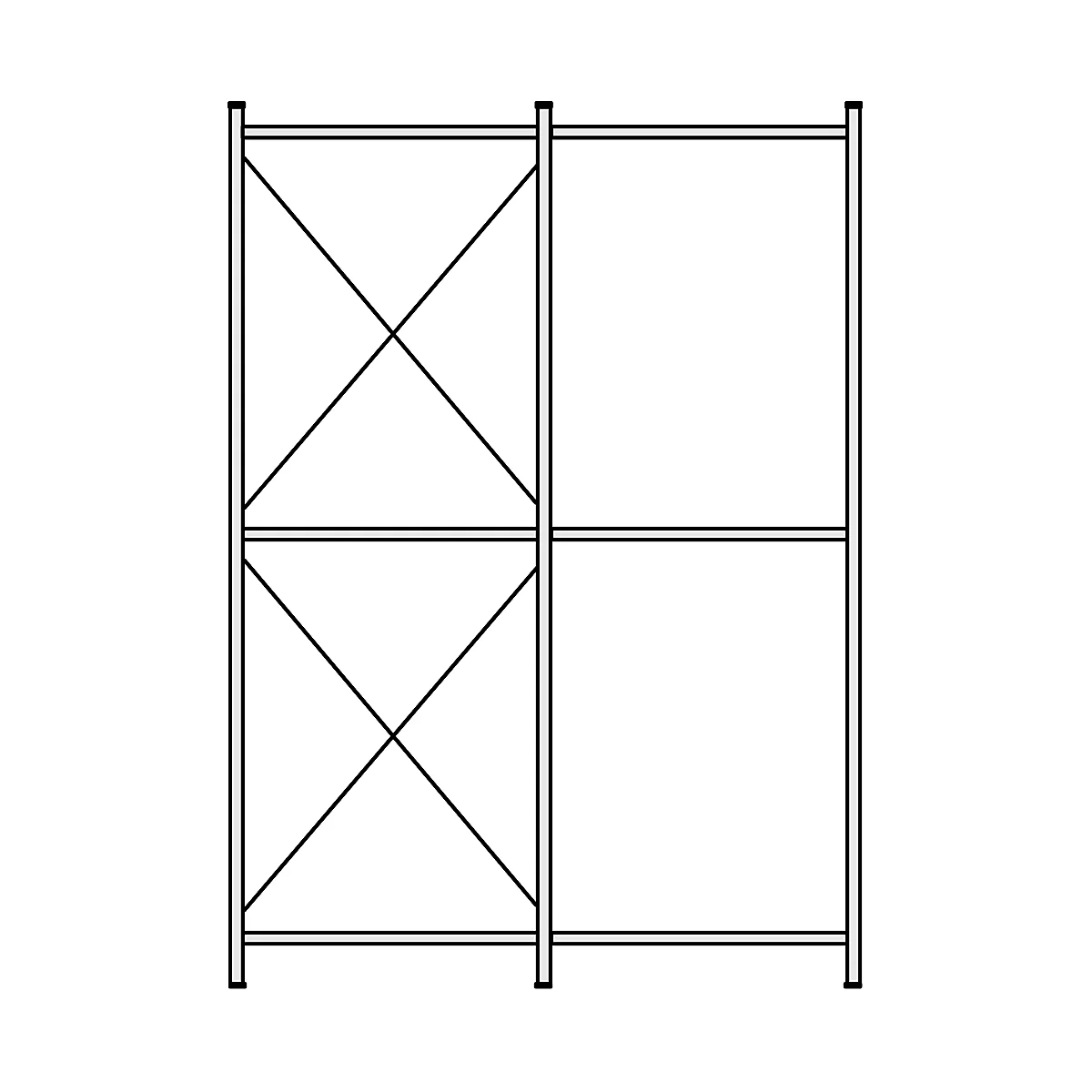 Cruceta para sistema R 3000, para anchura de tablón 995 mm