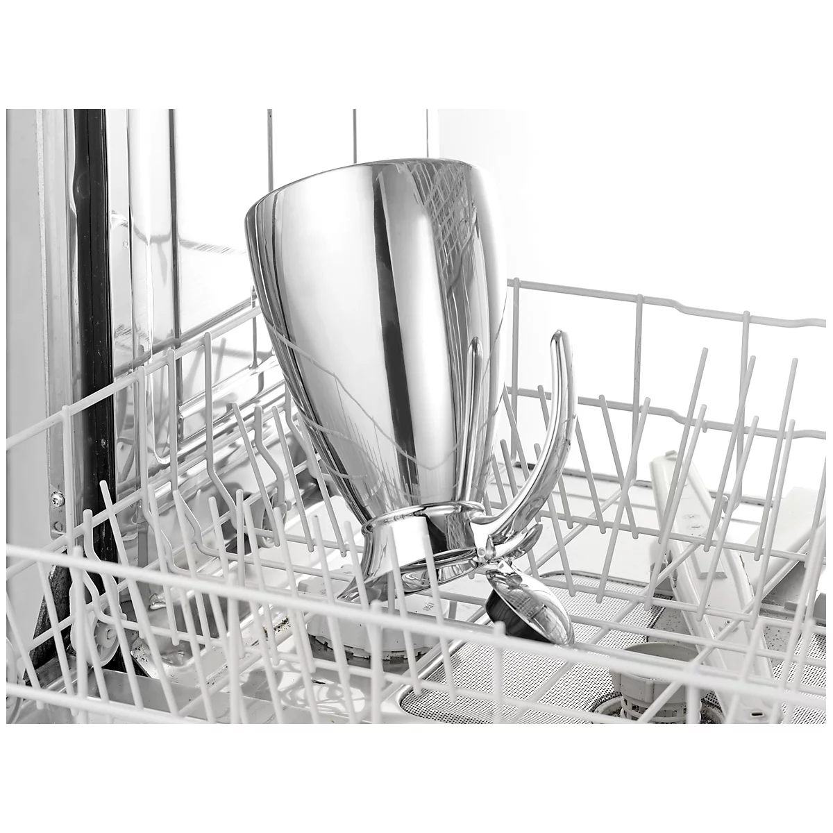 cruche à vide EMPIRE, à double paroi, acier inoxydable 18/8 poli, capacité 1,5 l