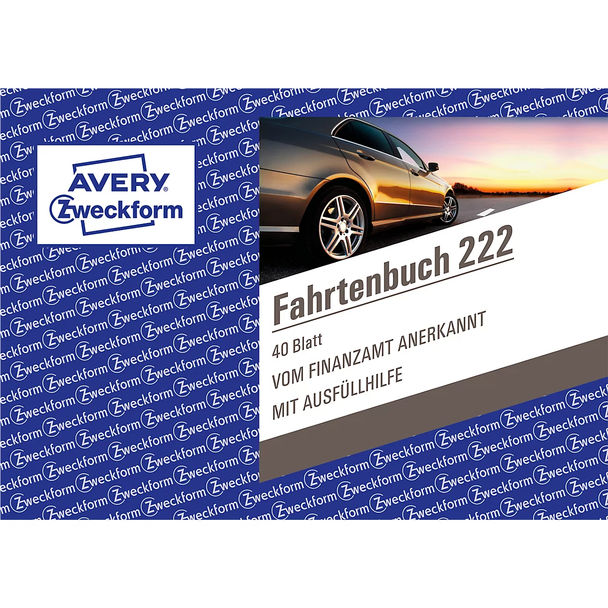 Cuaderno de bitácora AVERY® Zweckform nº 222, formato A6 apaisado, 56 hojas, 1 unidad