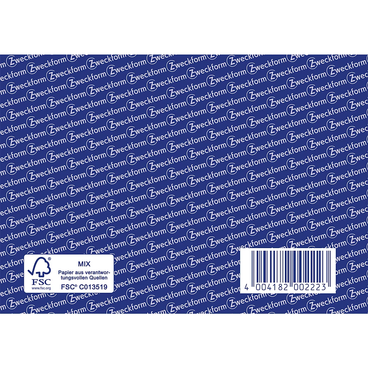 Cuaderno de bitácora AVERY® Zweckform nº 222, formato A6 apaisado, 56 hojas, 1 unidad