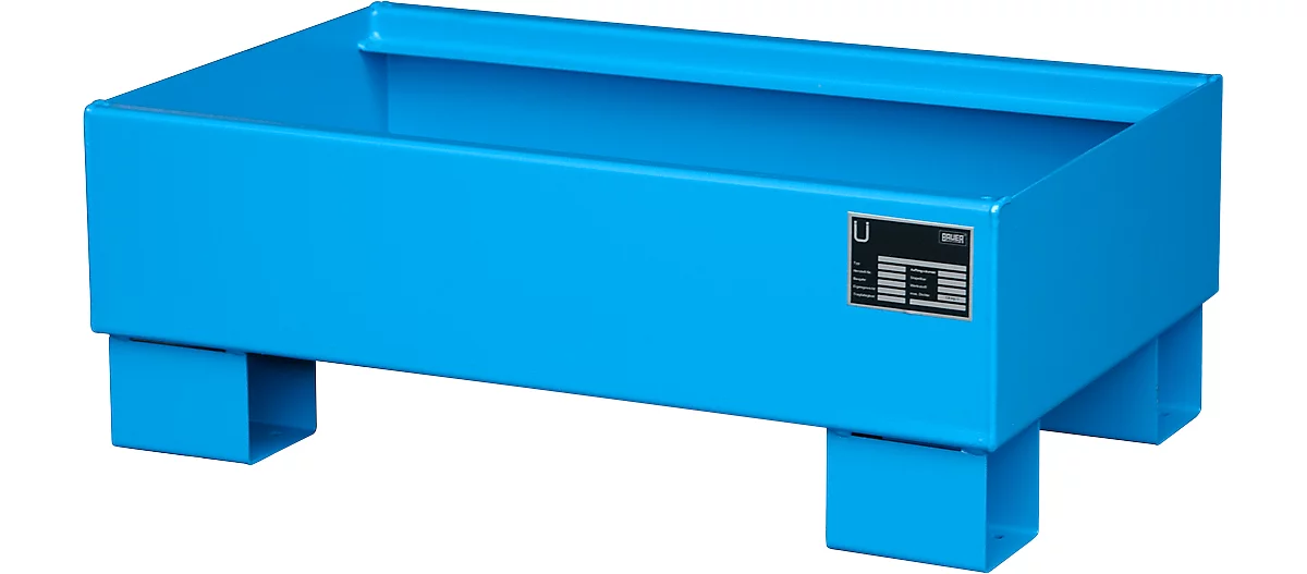 Cubeta colectora AW60-1 azul RAL5012