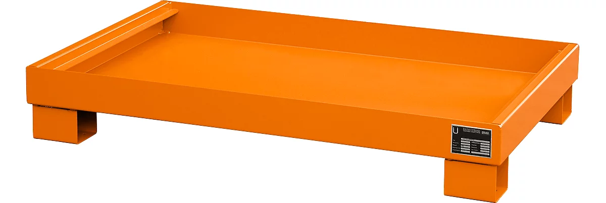 Cubeta colectora AW60-3 naranja RAL2000