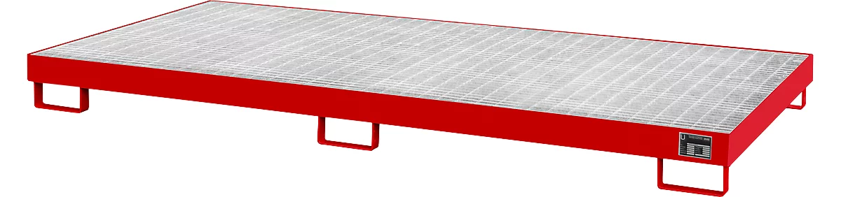 Cubeta colectora Bauer tipo AW8, rojo (RAL 3000)