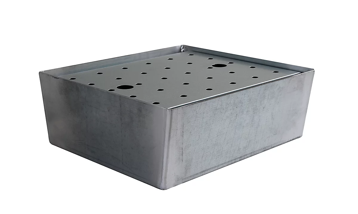 Cubeta para envases pequeños CEMO Q30, acero, volumen de recogida 30 l, L 460 x An 435 x Al 170 mm