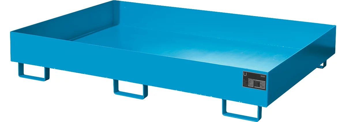Cubeta para estantería tipo RW/RW 1800, sin rejilla, azul RAL5012