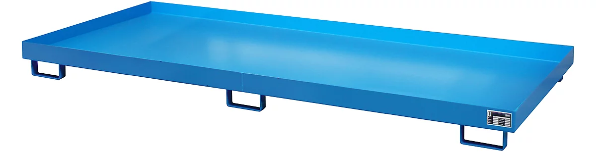 Cubeta para estantería tipo RW/RW 3300-1, sin rejilla, azul RAL5012