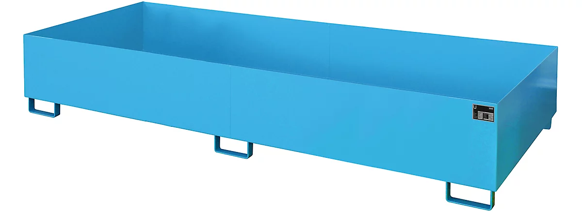 Cubeta para estantería tipo RW/RW 3300-3, sin rejilla, azul RAL5012
