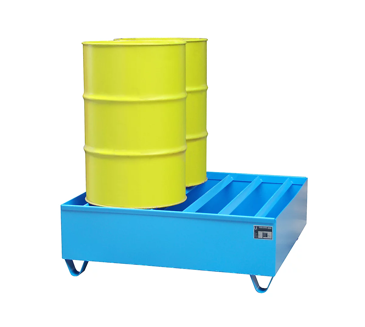 Cubeta perfilada PW conf. StawaR, para 4 barriles, 410 l, 86 kg, azul