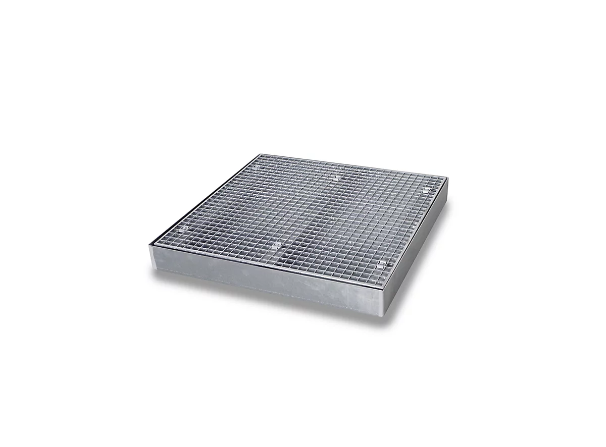 Cubeta plana SAFE, 1000 x 1000 x 118 mm