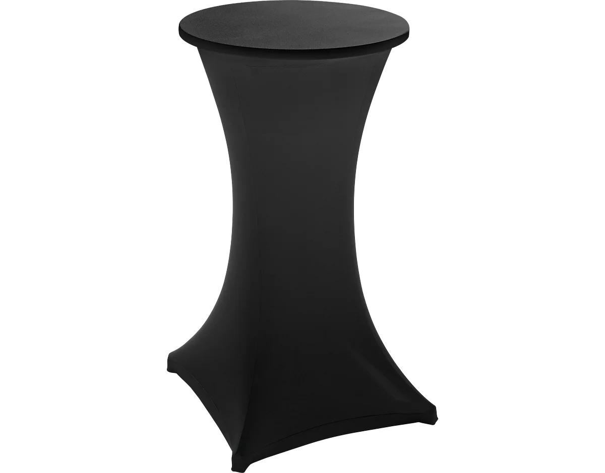 Cubierta de mesa de pie, ø 800/850 mm, negra