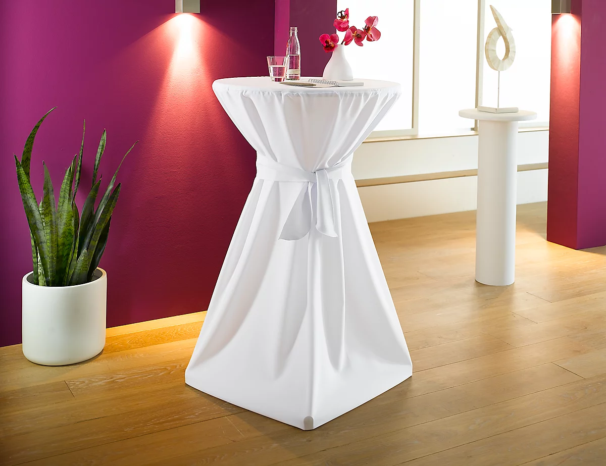 Cubierta de mesa de pie, blanca para ø 700 mm