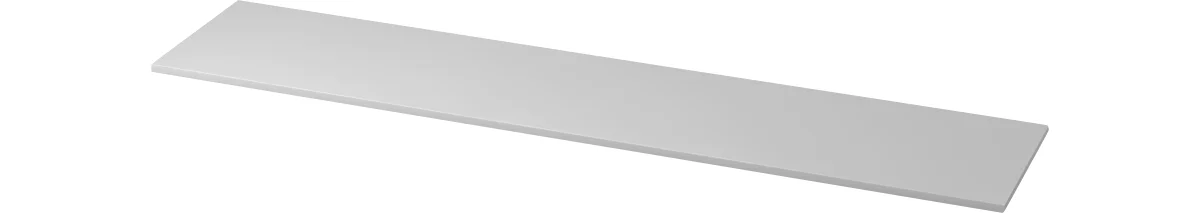 Cubierta TOPAS LINE, para estanterías y armarios, An 2005 mm, gris luminoso