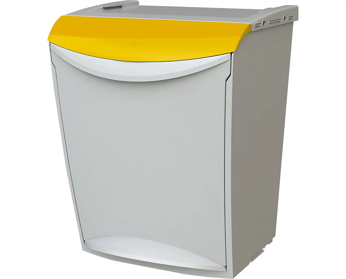 Cubo de basura Öko Fancy, 25 l, amarillo