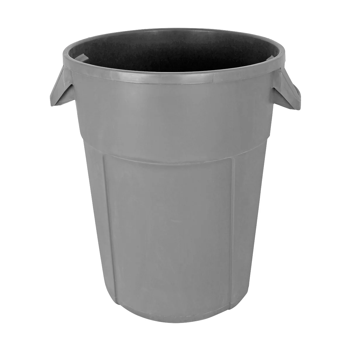 Cubo redondo, de calidad alimentaria, 120 l, gris