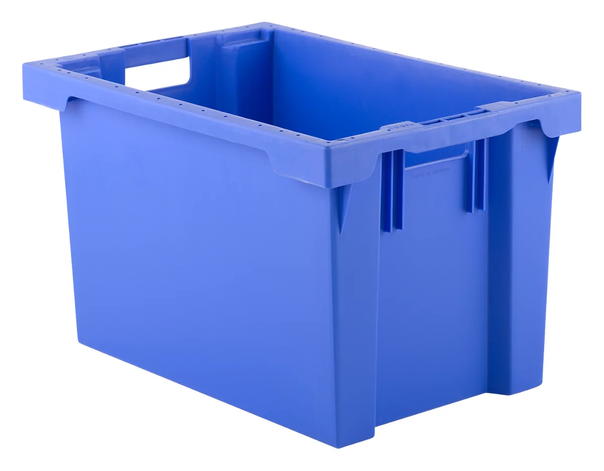 Cubos apilables y encajables FB 604, 62 L, azul