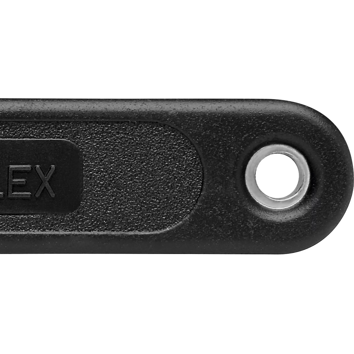 Cuttermesser Martor Trimmex Simplasto, ergonomisch, rutschfest, mit Kappe und Öse, L 163 x B 7,5 x H 17 mm, Stahl/Aluminium/Kunststoff, schwarz