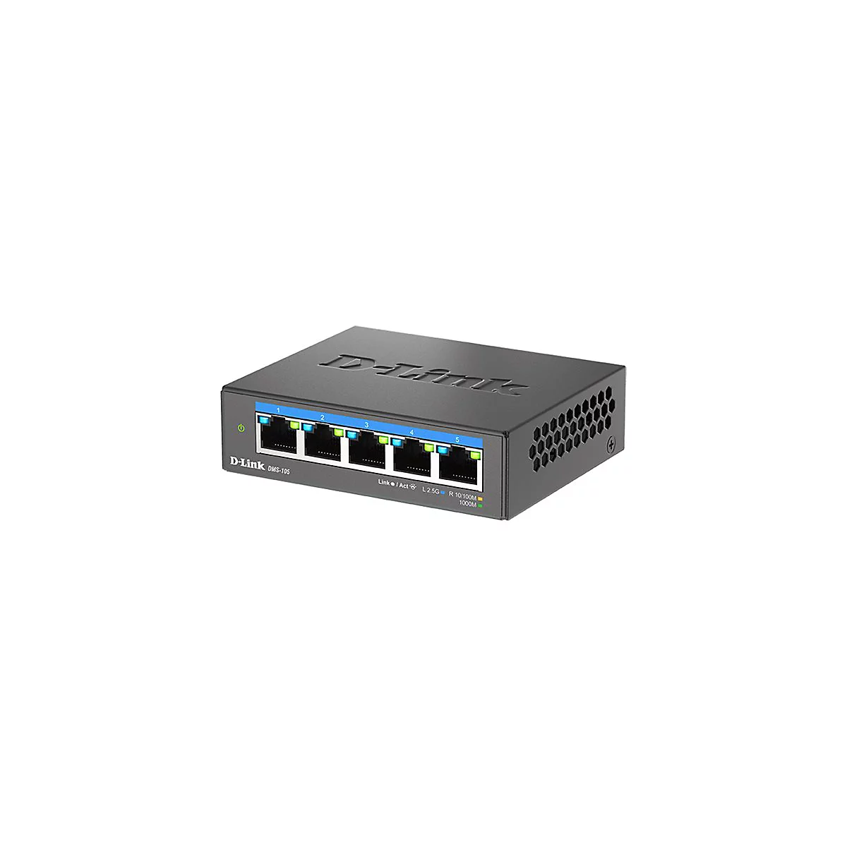 D-Link DMS 105 - Switch - unmanaged - 5 x 10/100/1000/2.5G - Desktop, wandmontierbar
