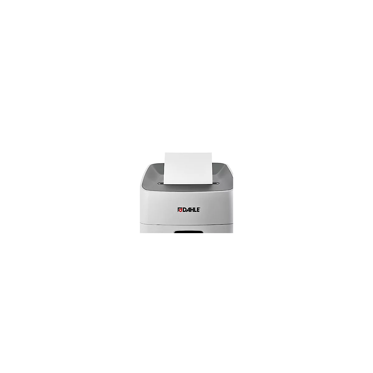 Dahle Aktenvernichter 504P, Partikelschnitt 2 x 15 mm, Sicherheitsstufe P-5, 13-15 Blatt Schnittleistung, 40 Liter, grau