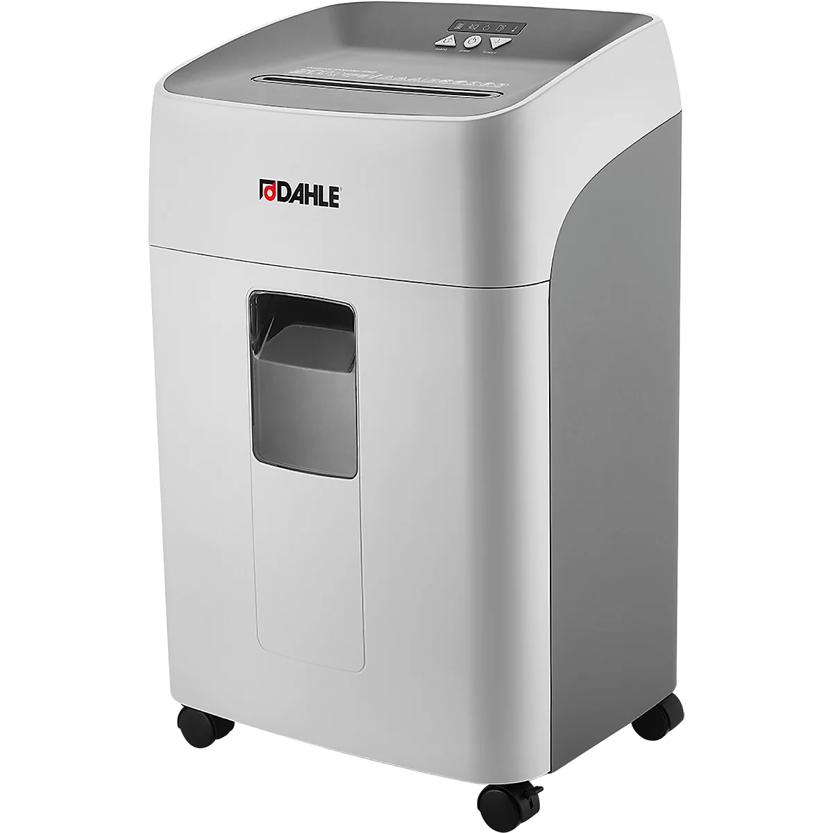 Dahle papiervernietiger 404P, deeltjes 4 x 25 mm, veiligheidsniveau P-4, voor 19-21 vel, 40 liter, grijs