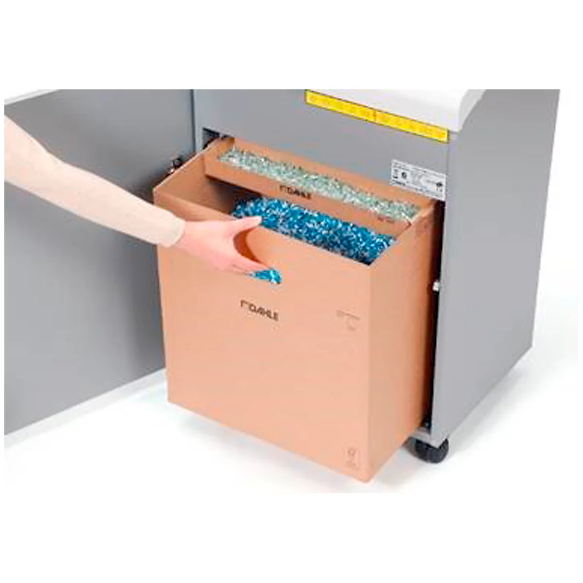 Dahle papierversnipperaar 406 AIR, micro-cut 4 x 40 mm, aparte CD-invoersleuf, filter,